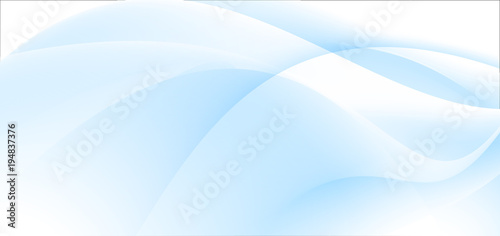 Blue wavy abstract background