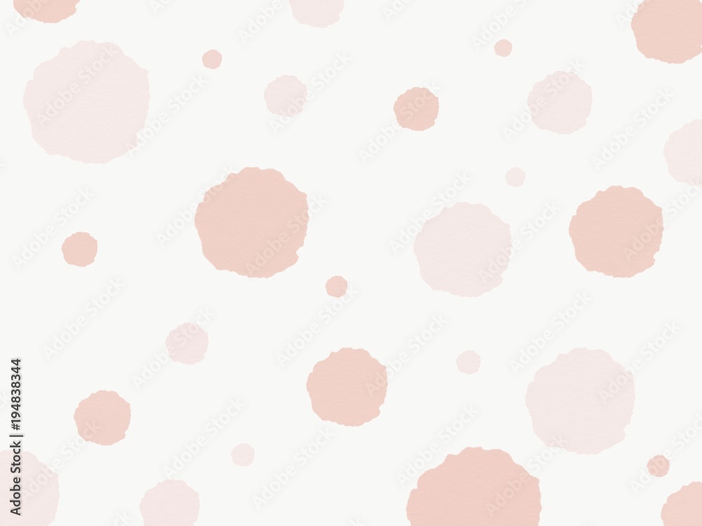 背景素材水玉ピンク13 Stock Illustration Adobe Stock
