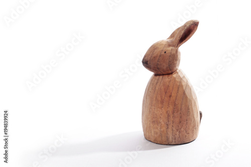 wood easter bunny