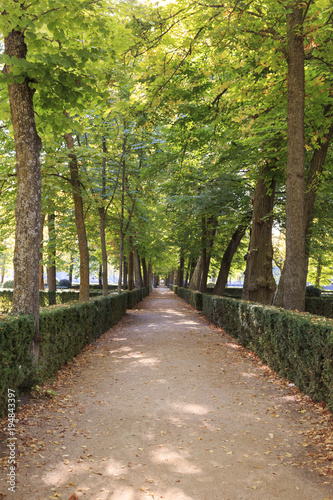 Garden in Aranjuez, Spain