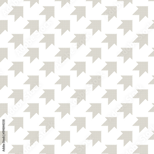 Dotted Arrow pattern for your design. Seamless vector