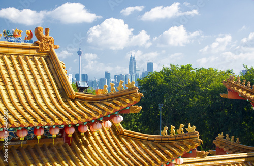 Photography Detail vom Chinesischen Tempel Kuala Lumpur