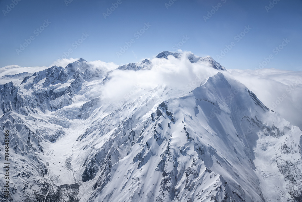 Southern Alps / An image of the Southern Alps of New Zealand taken from an aircraft in November 2007