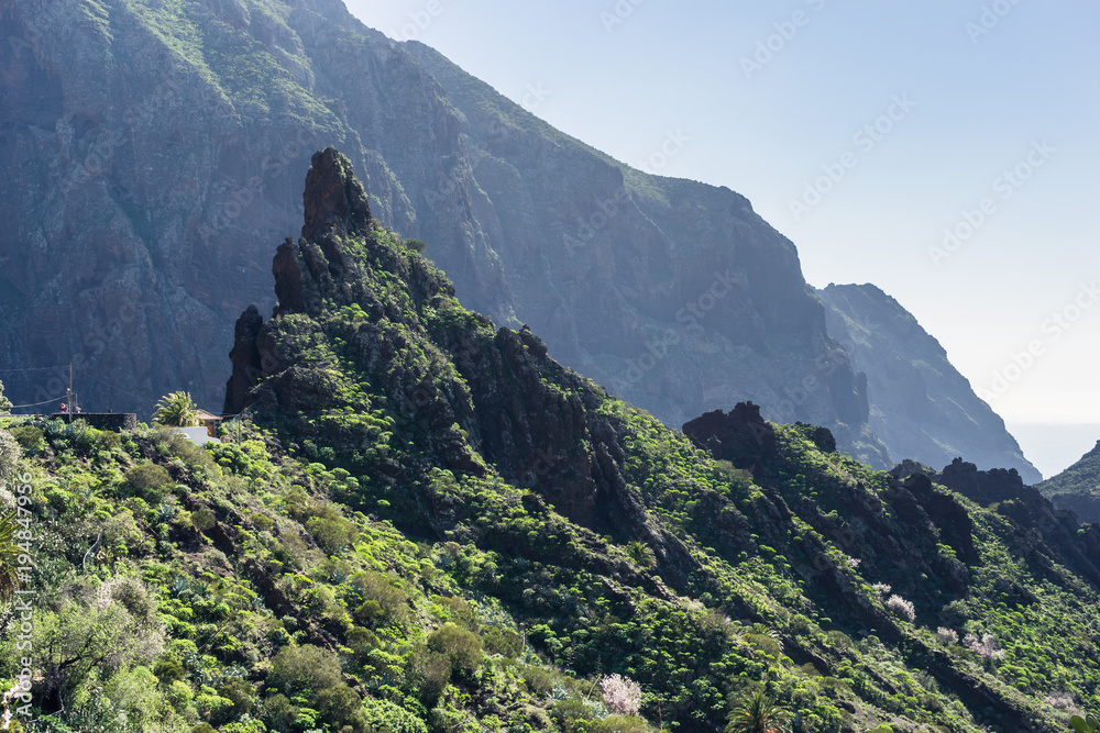 Fototapeta premium Pic in Masca village in Tenerife, Canary Islands, Spain