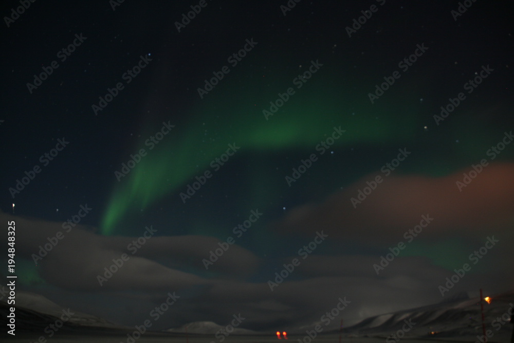 Aurora Borealis in Svalbard