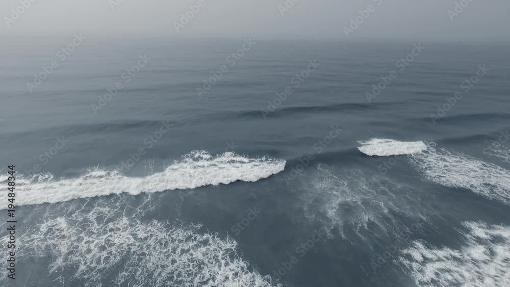 Ocean waves and beach, Cotonou