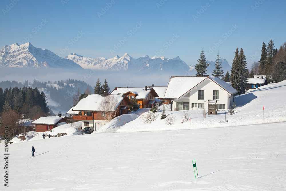 Winter in alps