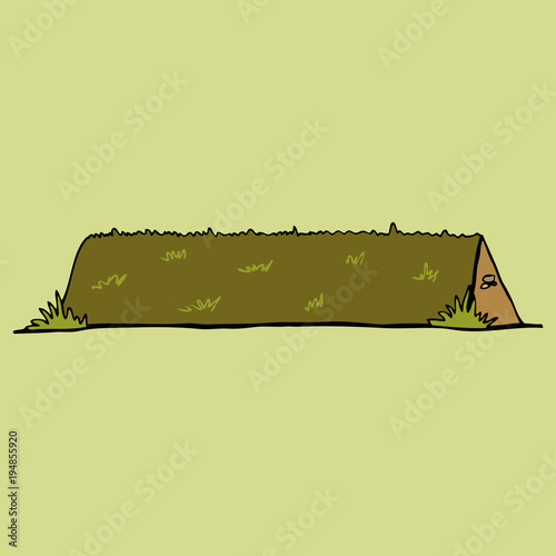 equestrian sport Jumping isolated obstacle banket vector flat