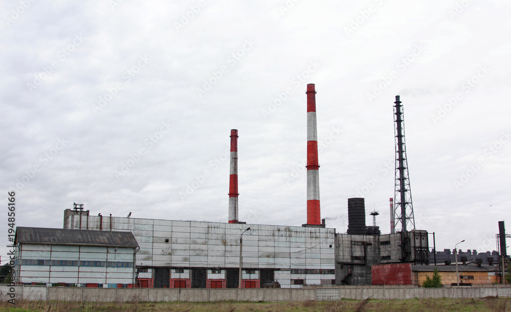 a big old factory in Siberia