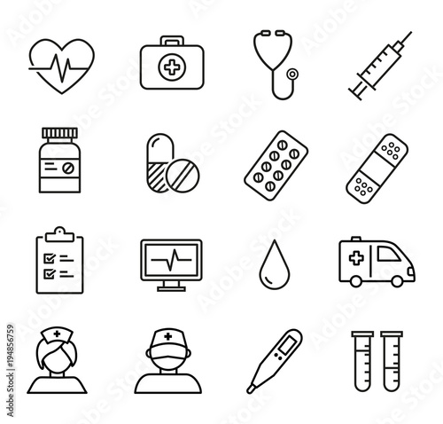 Medical and Healthcare Icons