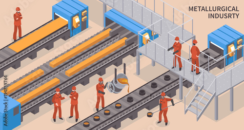 Steel Industry Isometric  