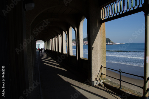 The covered walkway,Scarborough,South Bay