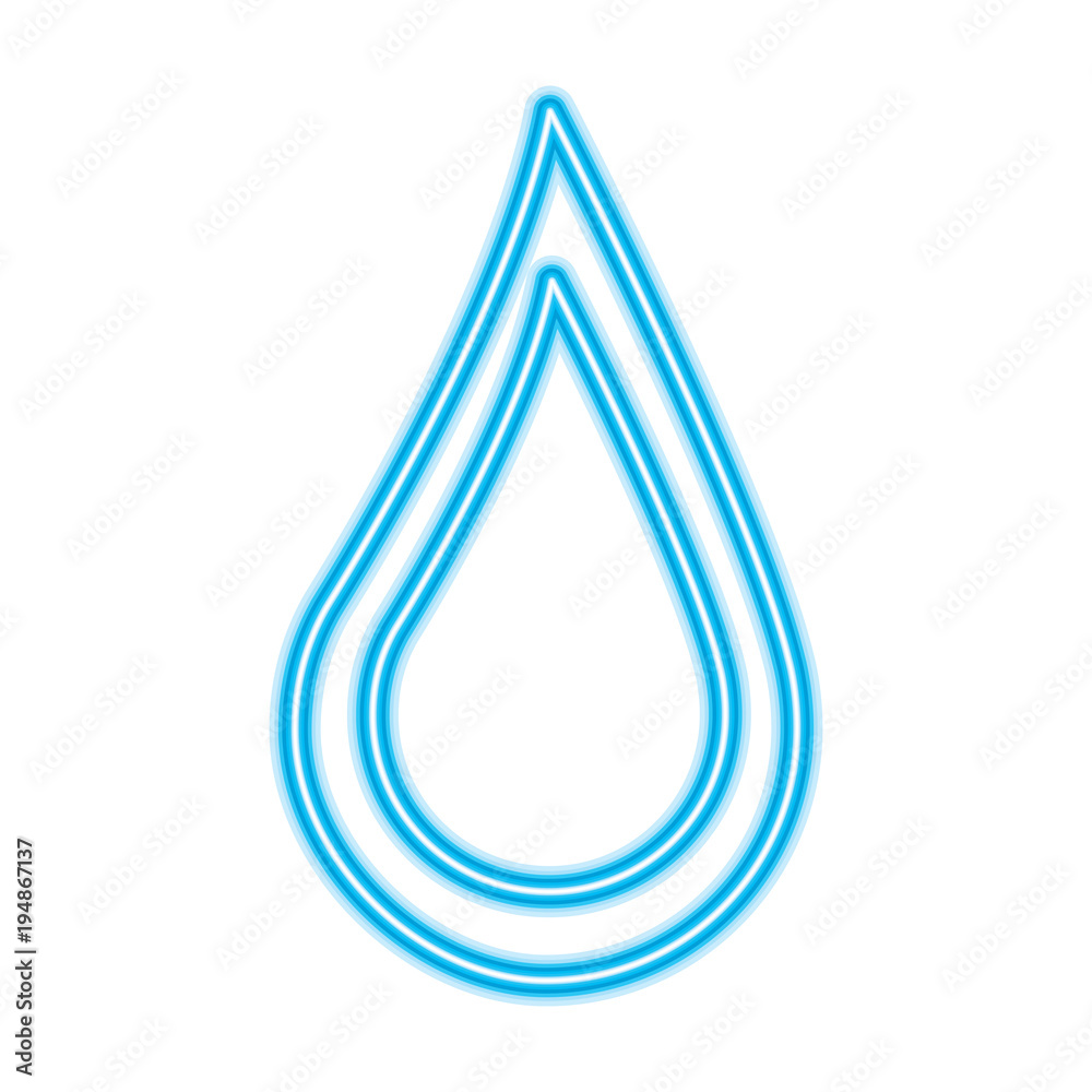 blood drop campaign symbol image vector illustration neon blue design blood drop campaign symbol image vector illustration neon blue design