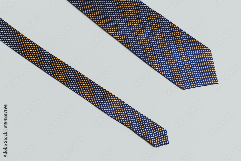 tie over white background tie over white background