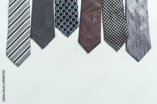 tie over white background