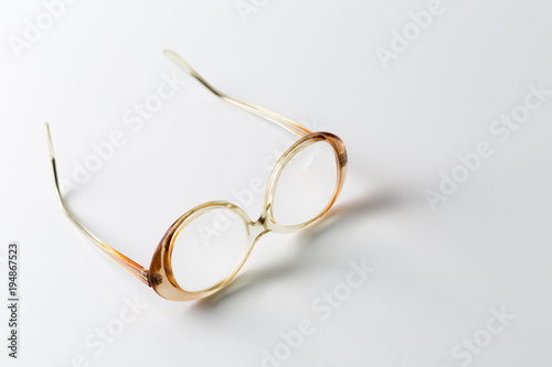 eyeglasses isolated on white