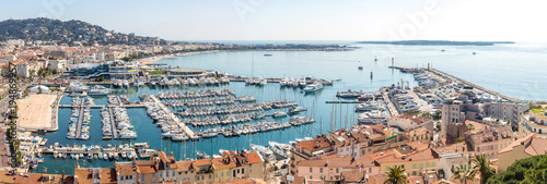 aerial view of Cannes France photo