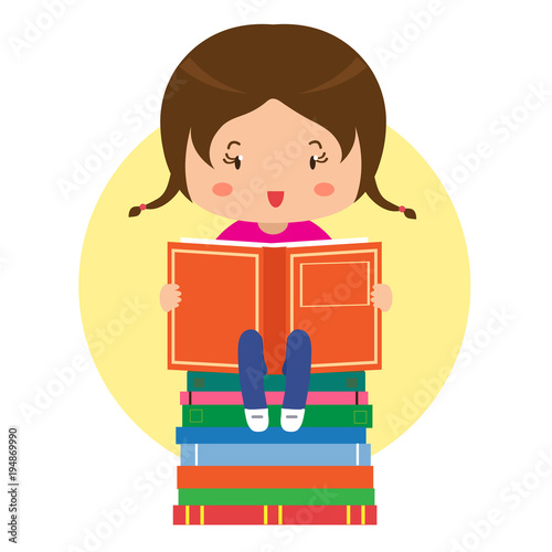 Девочка с книгами