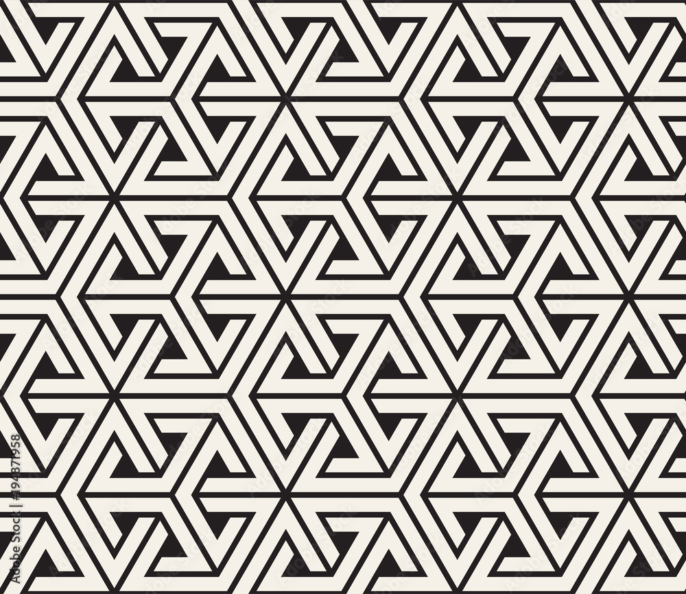 Vector seamless pattern. Modern stylish abstract texture. Repeating geometric tiles Vector seamless pattern. Modern stylish abstract texture. Repeating geometric tiles