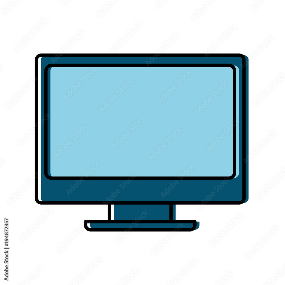 monitor computer screen device blank vector illustration monitor computer screen device blank vector illustration