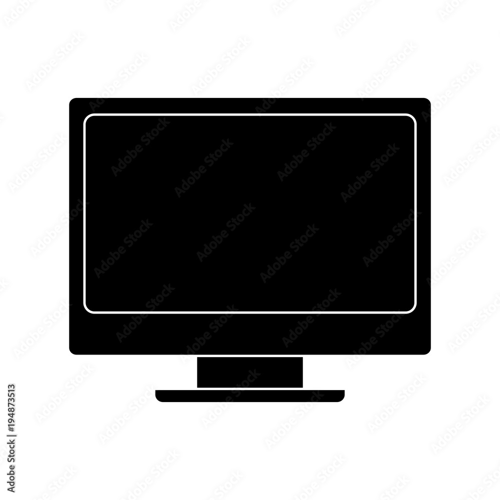 monitor computer screen device blank vector illustration pictogram design monitor computer screen device blank vector illustration pictogram design