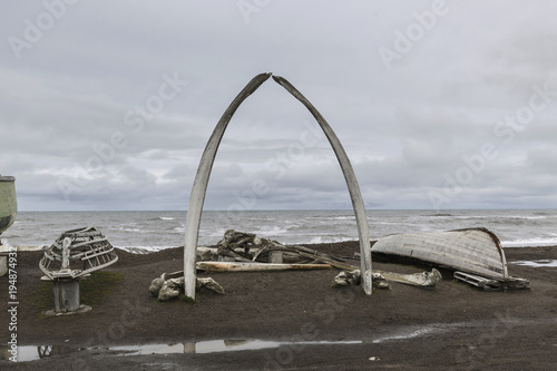 Quadro em tela Barrow (Utquìagvik) is the most northern city of Alaska, USA