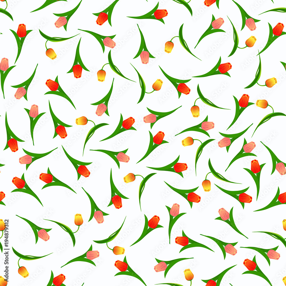 Seamless flower pattern-04