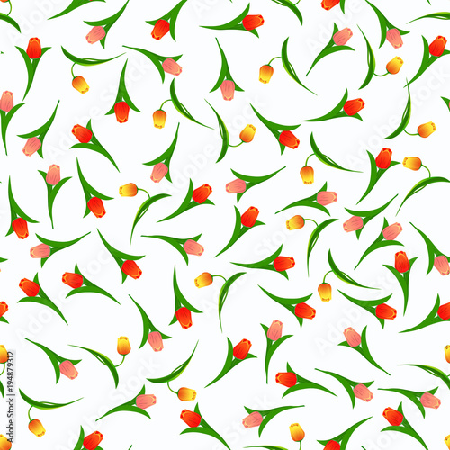 Seamless flower pattern-04