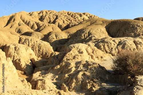 Landscape in Bardenas desert in Spain