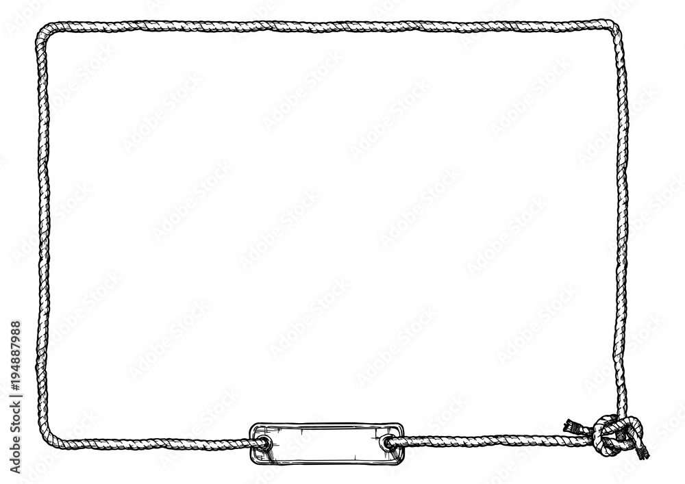 rope knot frame rope knot frame