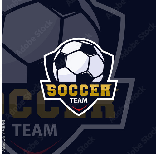 Football club bagde, soccer championship , Football tournament. Vector logo template