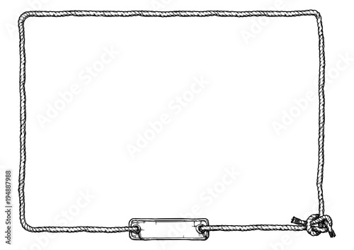 rope knot frame