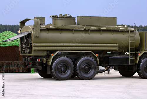 Cistern of the army  tanker