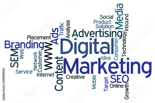 Word Cloud Digital Marketing