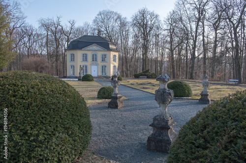 Pavillion Sophienlust im Park von Schloss Burgk im Saale-Orla-Kreis in Thüringen photo