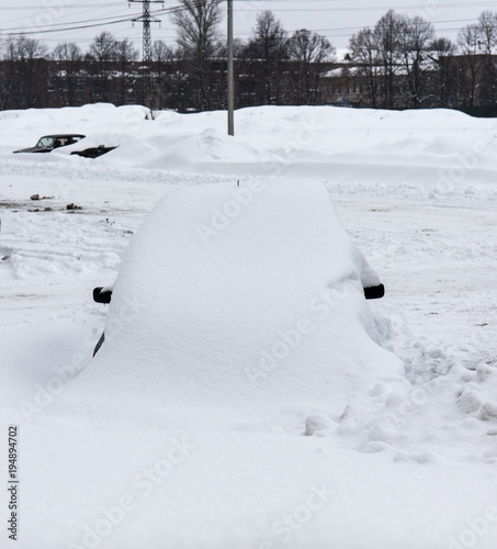 cars under the snow © vadim_fl