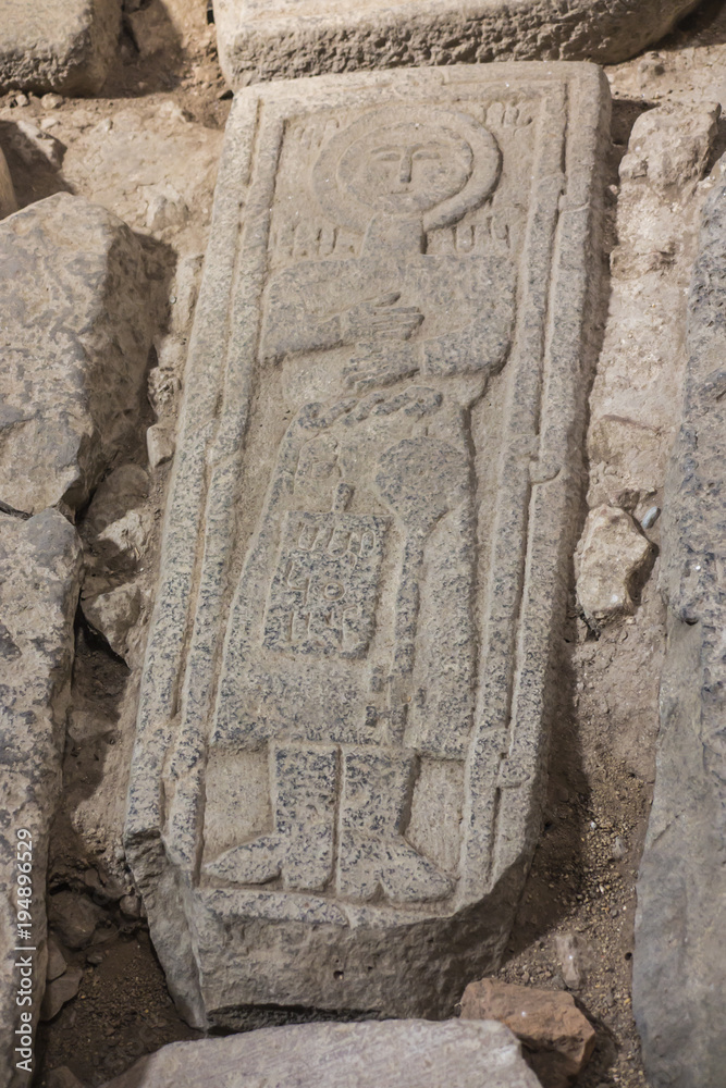 Sanahin, Armenia, September 20, 2017: Medieval tombstones in the Sanahin monastery in Armenia