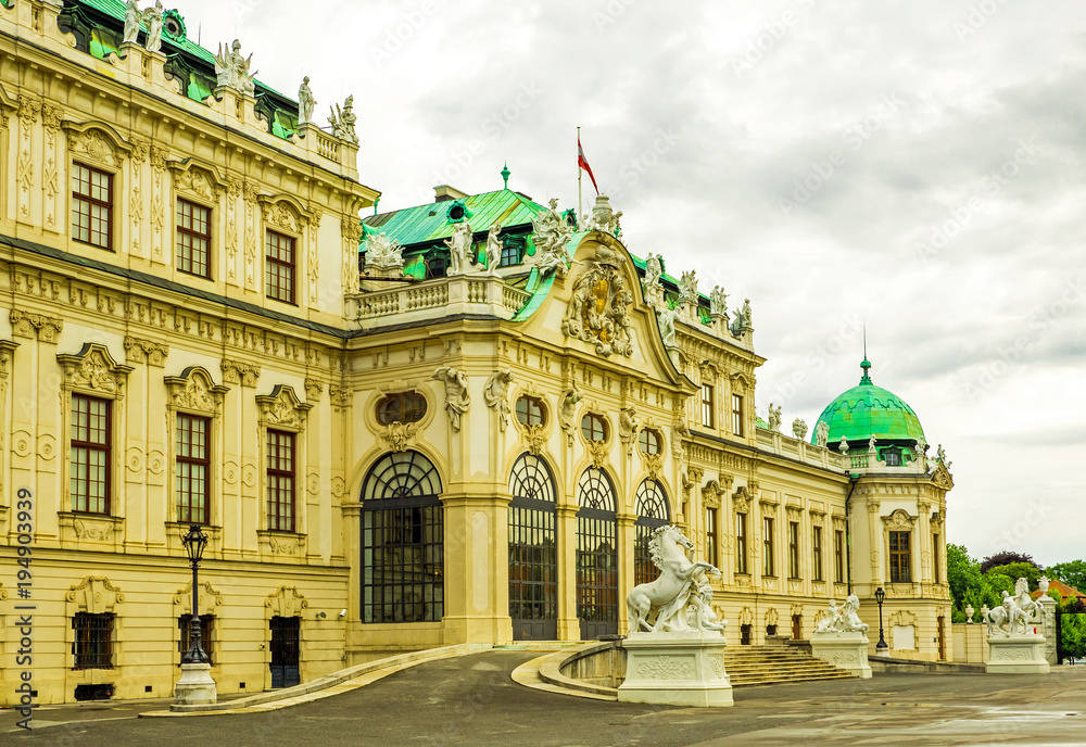 Belvedere Palace in Viena, Austria.