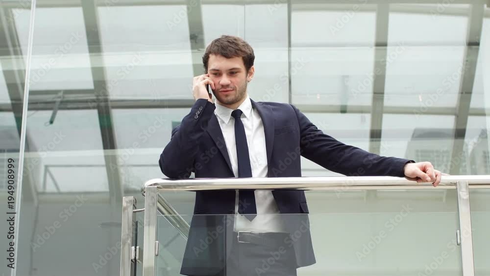 Businessman portrait. Happy businessman standing, smiling, looking at camera. Businessman portrait. Happy businessman standing, smiling, looking at camera.