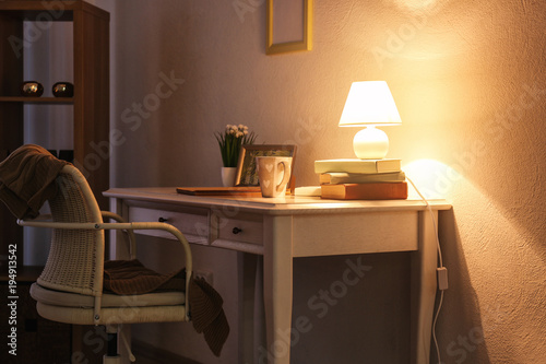 Comfortable workplace with ...
