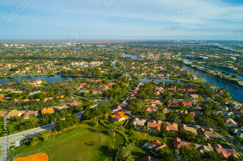 Aerial Weston Florida photo