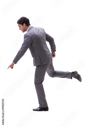 Businessman isolated on the white background