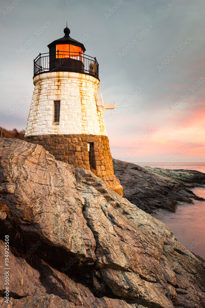 Fototapeta Castle Hill Lighthouse Newport Rhode Island