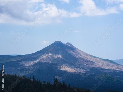 Bali volcano  Agung mountain from Kintamani in Bali
