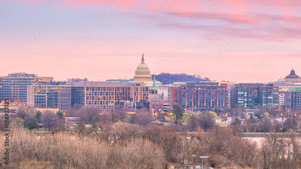 Washington, D.C. city skyline