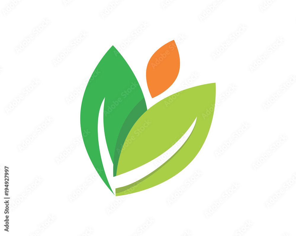 green abstract herb leaves pattern image vector icon green abstract herb leaves pattern image vector icon