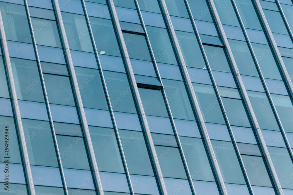 detail shot of modern business buildings in city detail shot of modern business buildings in city