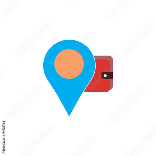 Free Download Wallet Map Logo Icon Design - GFXLoad