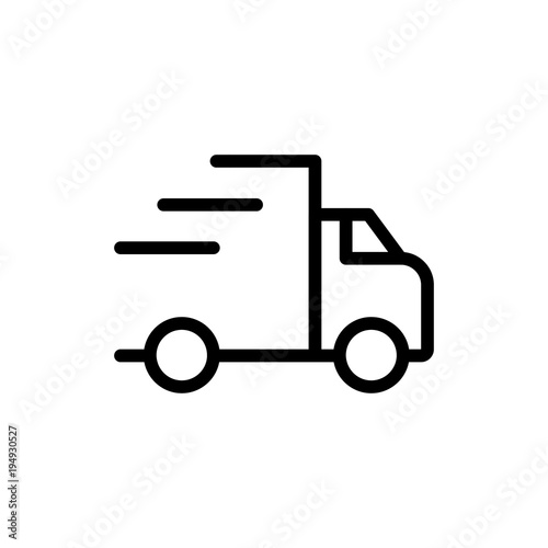 Wallpaper Mural Truck flat icon Torontodigital.ca