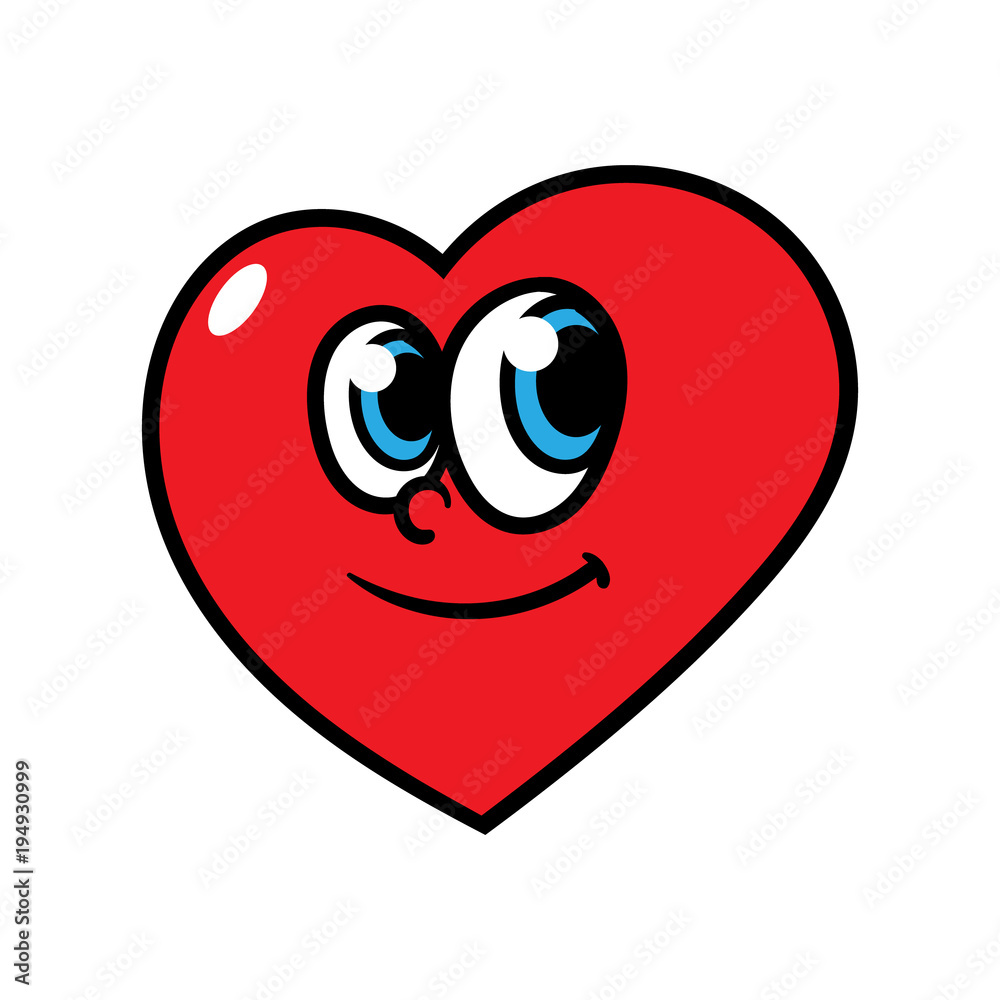 Cartoon Heart Character